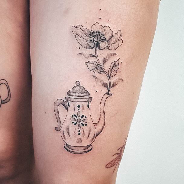 Wondrous Ladies Tea Tattoos