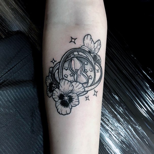 Wondrous Ladies Time Turner Tattoos