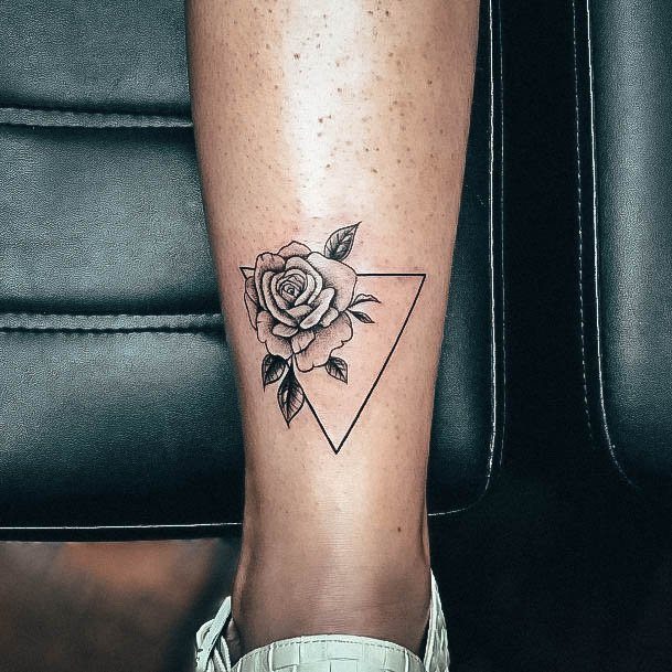 Wondrous Ladies Triangle Tattoos