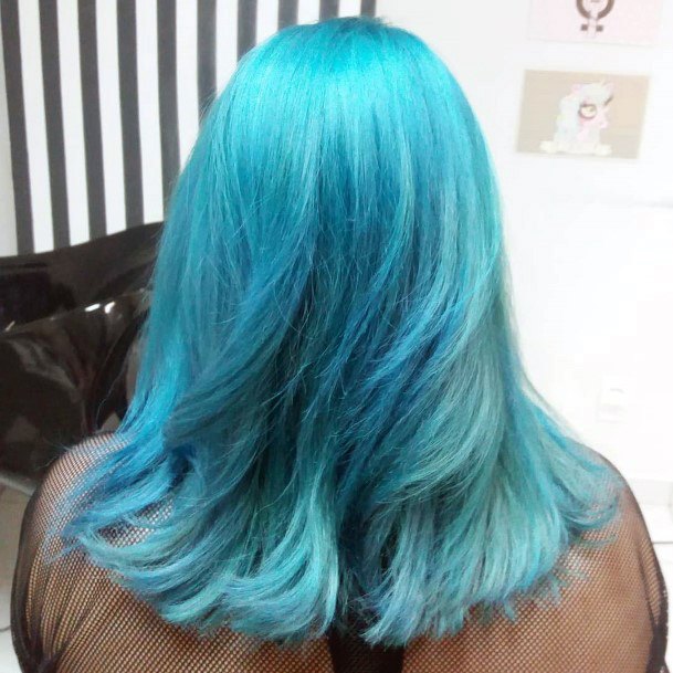 Wondrous Ladies Turquoise Hairstyless