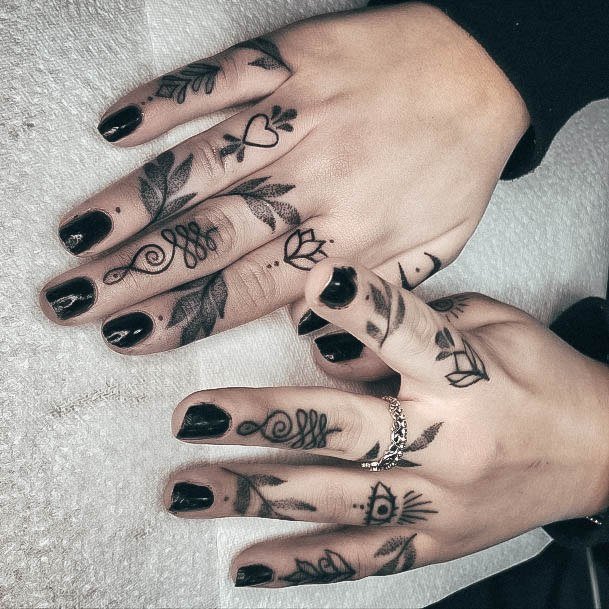 Wondrous Ladies Unalome Tattoos