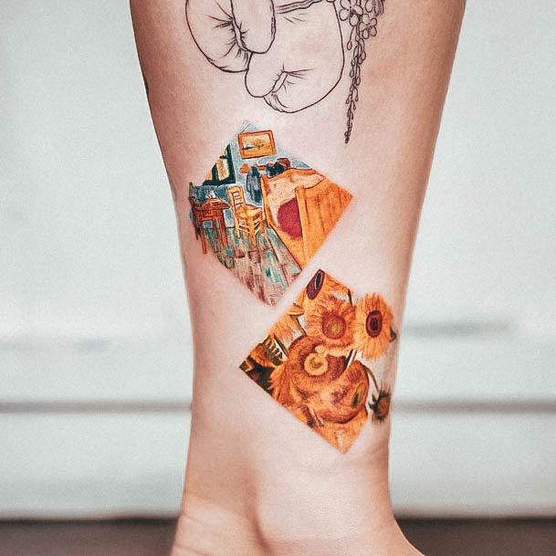 Wondrous Ladies Van Gogh Tattoos