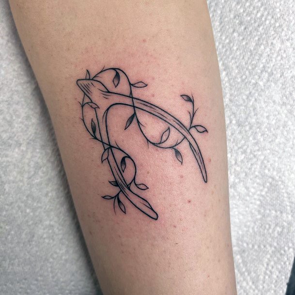 Wondrous Ladies Wishbone Tattoos