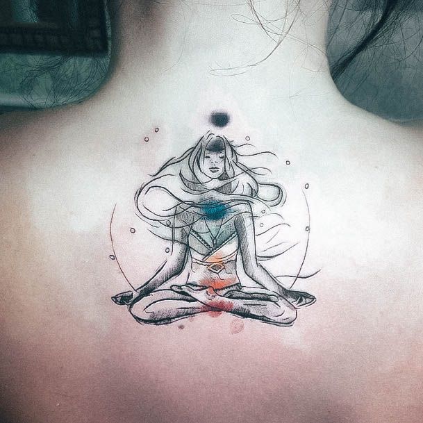 Wondrous Ladies Yoga Tattoos