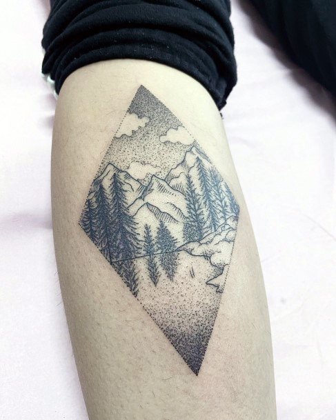 Wondrous Lake Tattoo For Woman