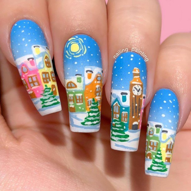 Wondrous Landscape Nail For Woman