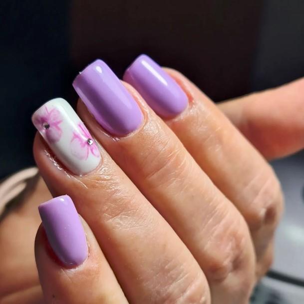 Wondrous Lilac Nail For Woman