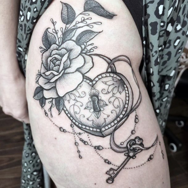 Wondrous Locket Tattoo For Woman