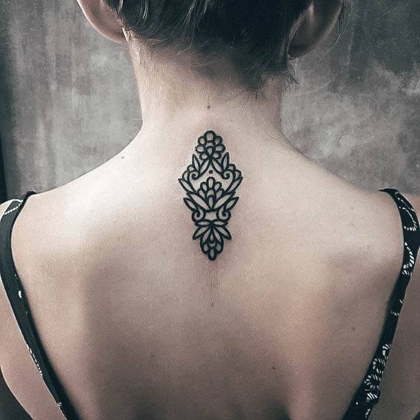 Wondrous Mandala Tattoo For Woman Simple Back