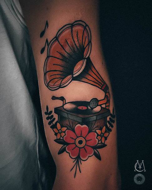 Wondrous Music Tattoo For Woman