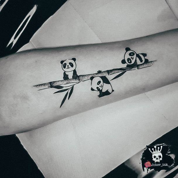 Wondrous Panda Tattoo For Woman