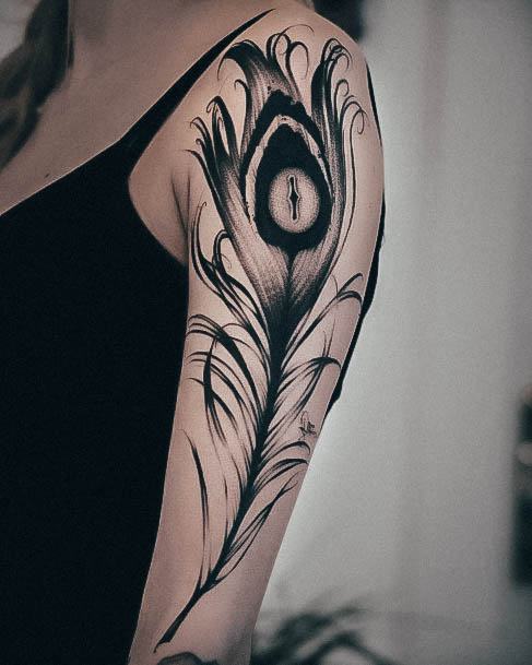 Wondrous Peacock Tattoo For Woman