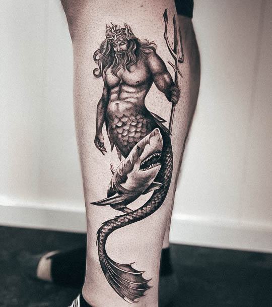 Wondrous Poseidon Tattoo For Woman