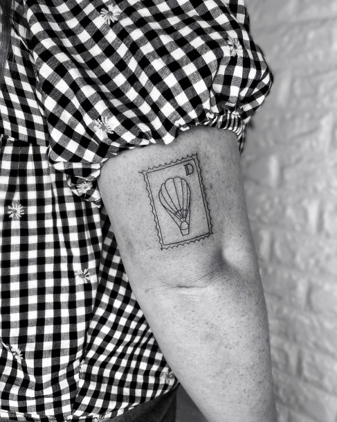 Wondrous Postage Stamp Tattoo For Woman