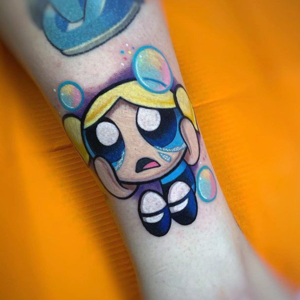 Wondrous Powerpuff Girls Tattoo For Woman