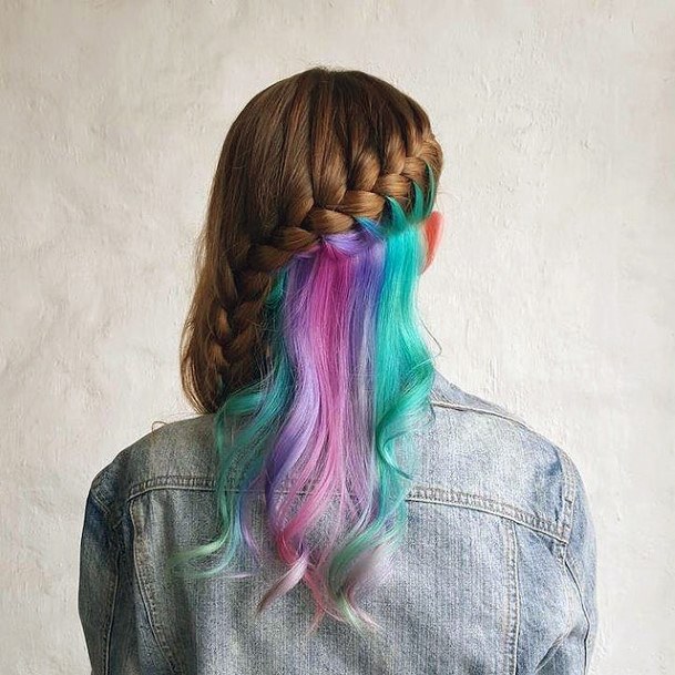 Wondrous Rainbow Hairstyles For Woman