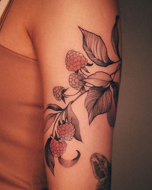 Wondrous Raspberry Tattoo For Woman