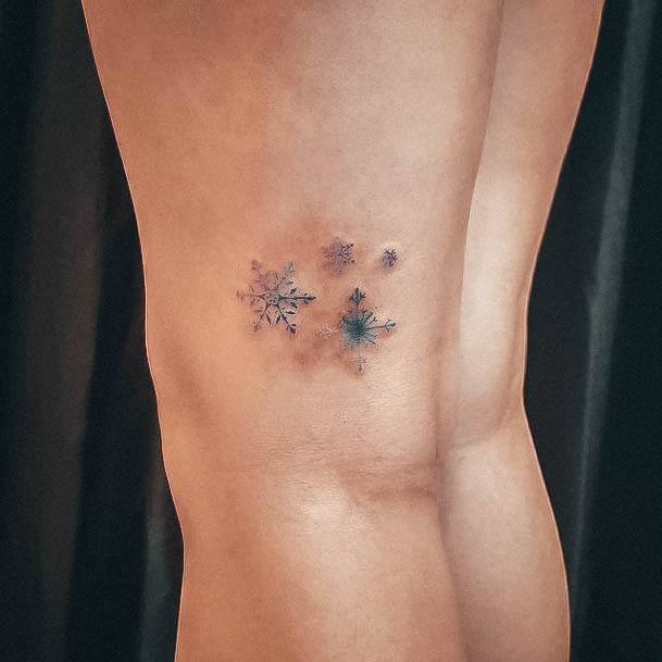 Wondrous Snowflake Tattoo For Woman