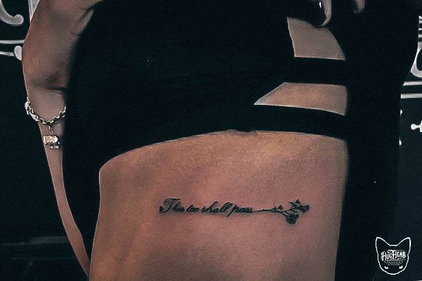 Wondrous This Too Shall Pass Tattoo For Woman