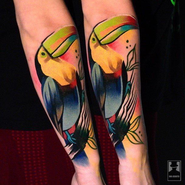 Wondrous Toucan Tattoo For Woman