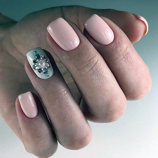 Wondrous White Prom Nail For Woman