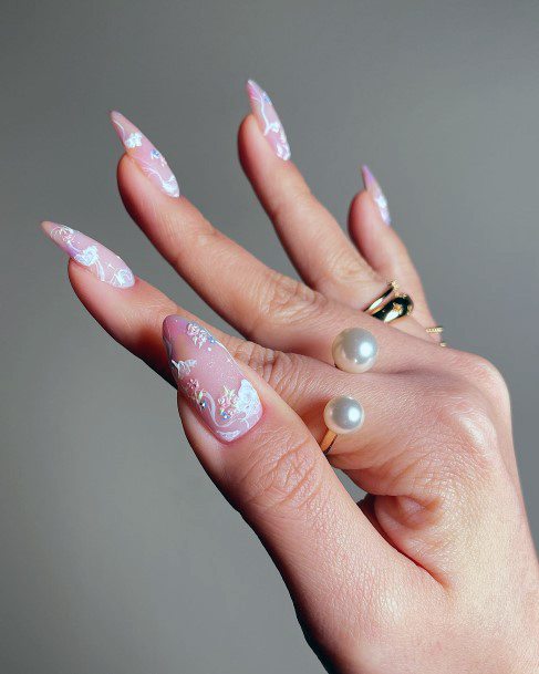 Wondrous Winter Nail For Woman