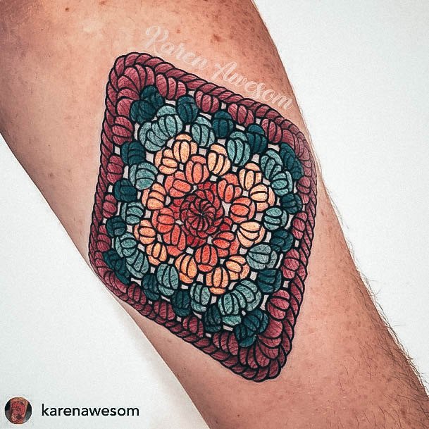 Wondrous Yarn Tattoo For Woman