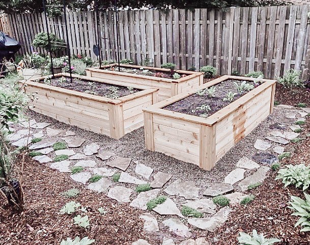 Wood Elevated Garden Planter