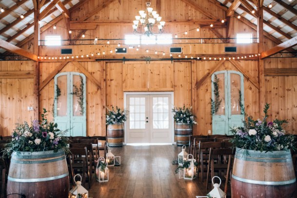 Wooden Interiors Wedding Ceremony Decorations