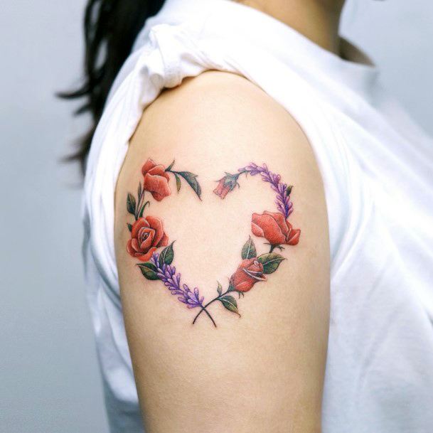 Wreath Tattoos For Girls