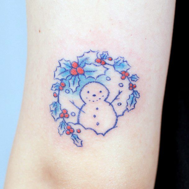 Wreath Womens Tattoo Designs