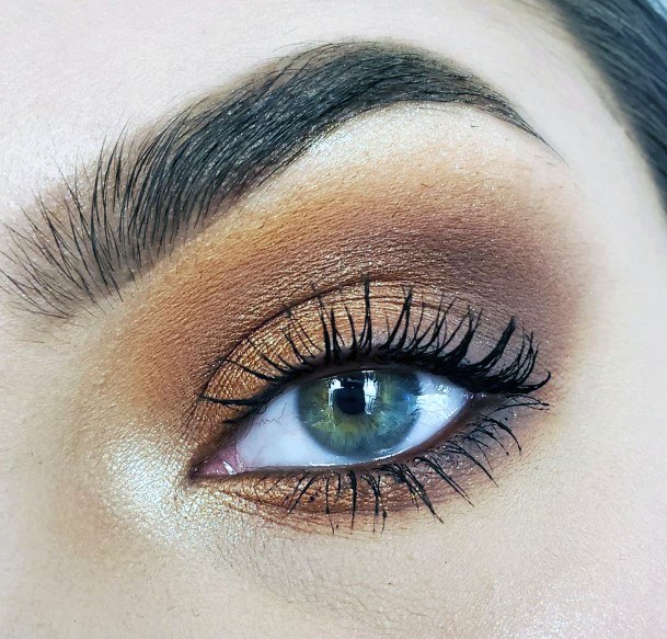 Yam Orange And Brown Eyeshadow Women