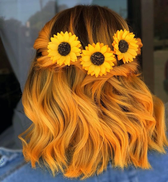 Yellow Girls Hairstyles Ideas