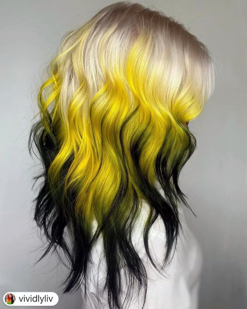 Yellow Hairstyles For Ladies