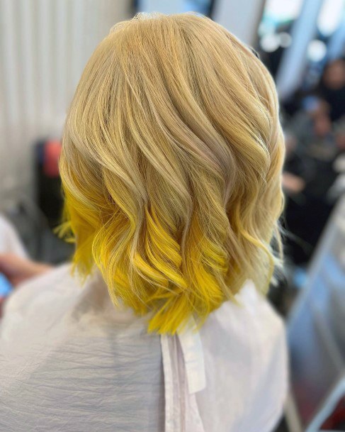 Yellow Hairstyless Feminine Ideas