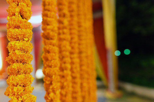 Yellow Marigolds Indian Wedding Flowers