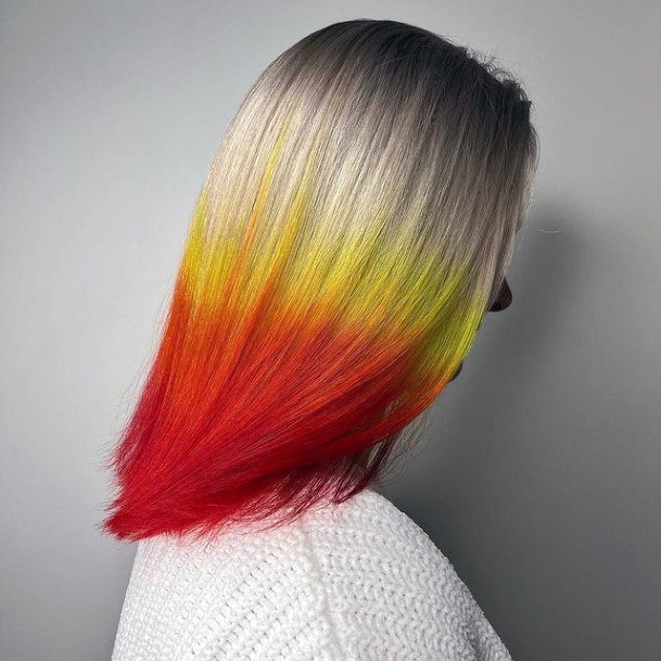 Yellow Ombre Hairstyles Design Inspiration For Women