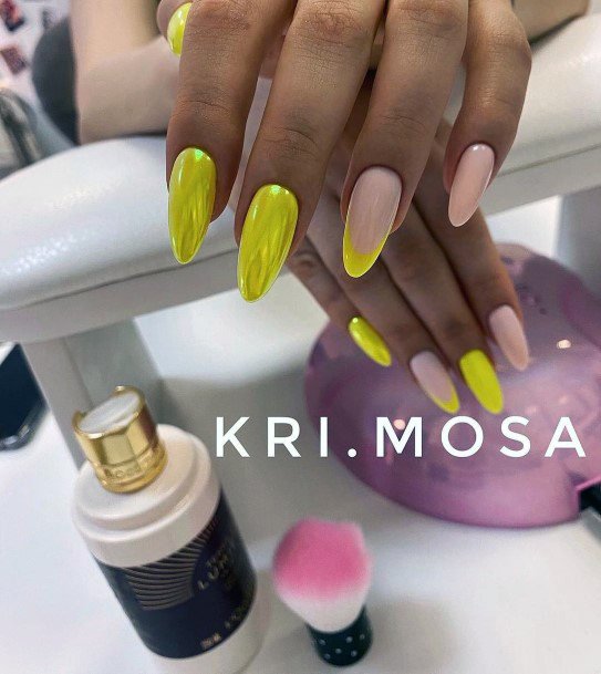 Yellow Summer Womens Nail Designs