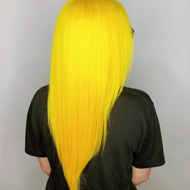 Yellow Womens Feminine Yellow Hairstyless