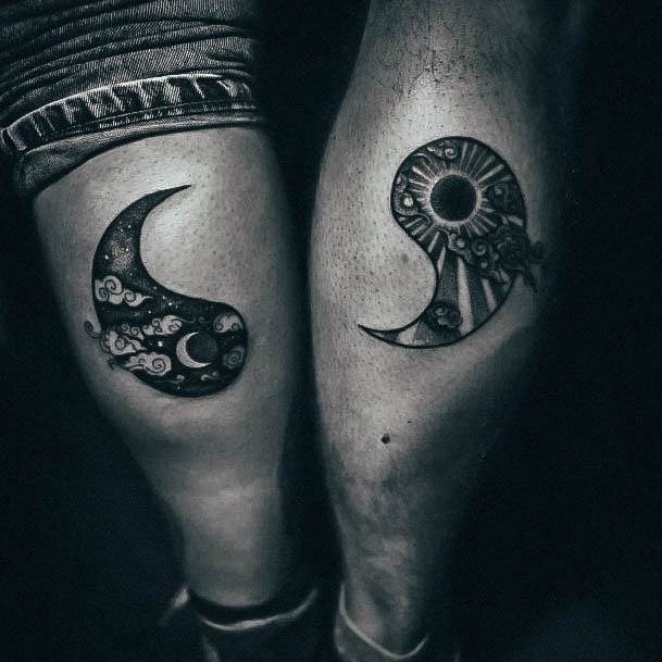 Yin Yang Womens Tattoo Designs