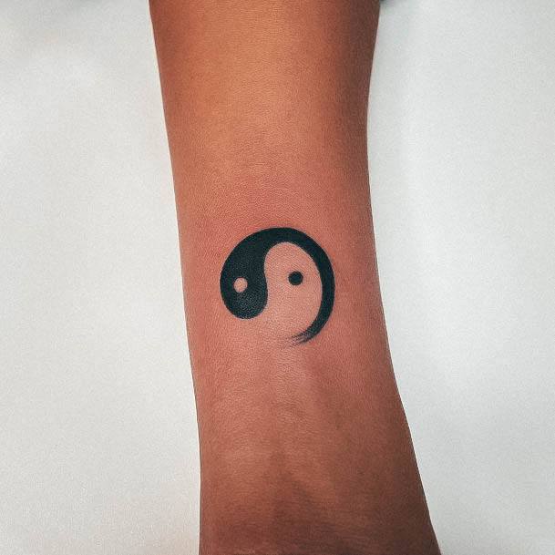 Yin Yang Womens Tattoo Ideas