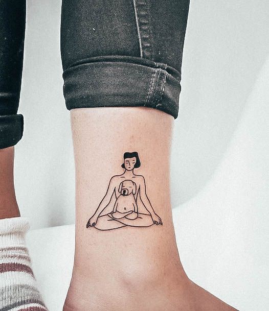 Yoga Girls Tattoo Ideas