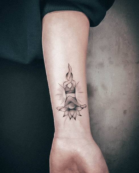 Yoga Womens Tattoo Ideas