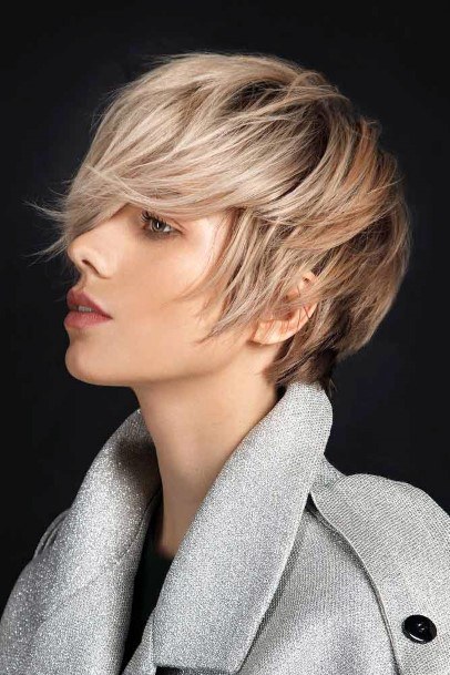 Young Blond Lively Riot Hair Girl Lady Garcons Eyeshadow