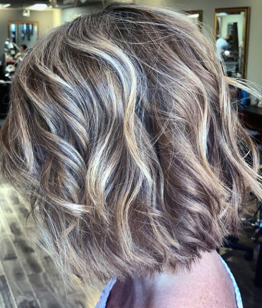 Youthful Hairstyles Over 50 Chic Curly Shoulder Length Bob