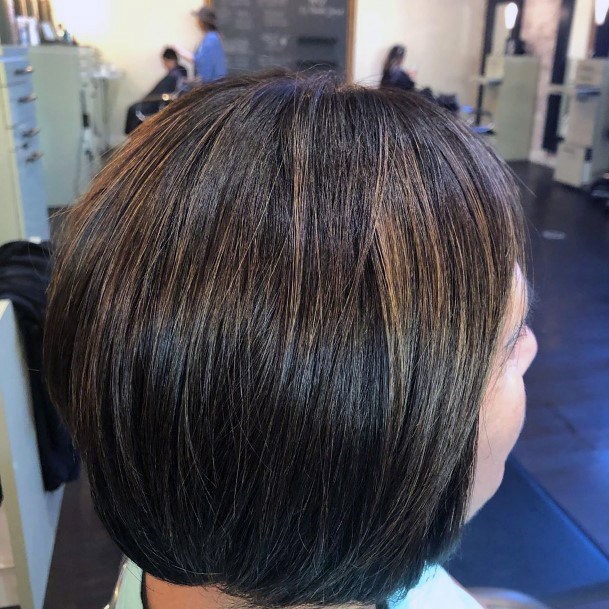 Youthful Hairstyles Over 50 Shiny Brown Bob