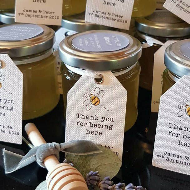 Yummy Sweet Natural Raw Hunny Cute Wedding Gift Ideas