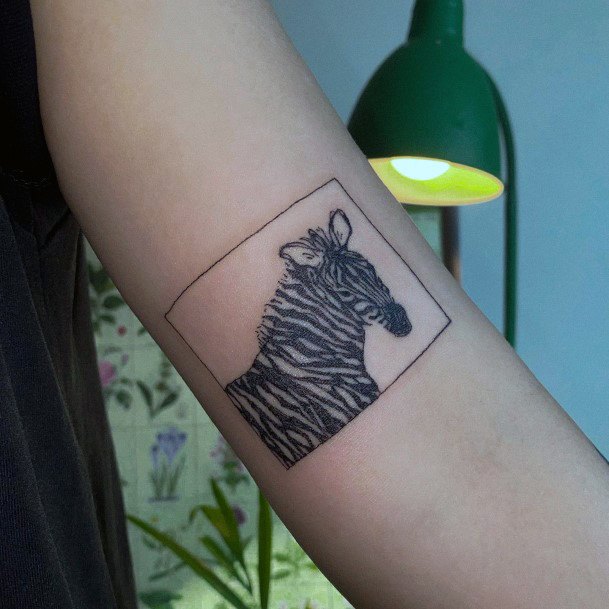 Zebra Womens Tattoo Designs