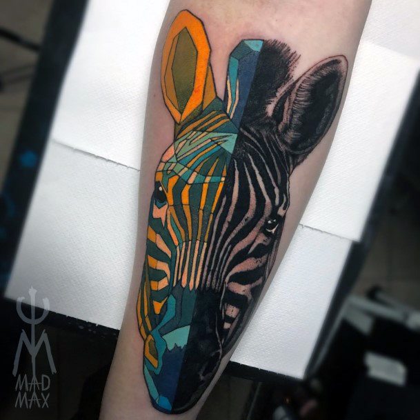 Zebraic Womens Zebra Tattoo Designs