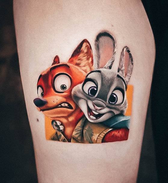 Zootopia Disney Tattoos For Women